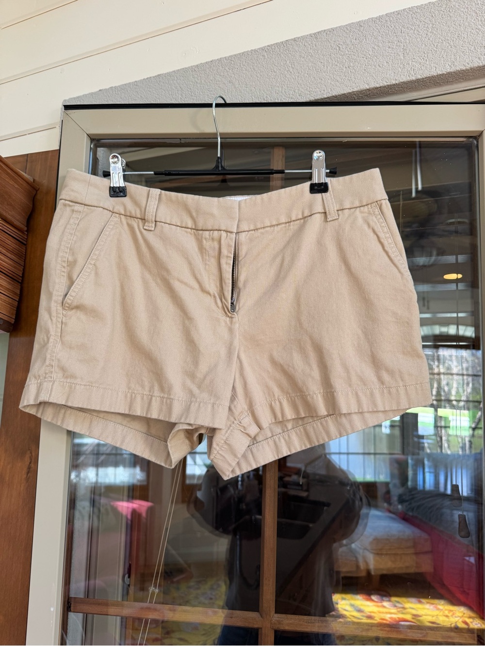 J. Crew Beige Cotton Bermuda Shorts
